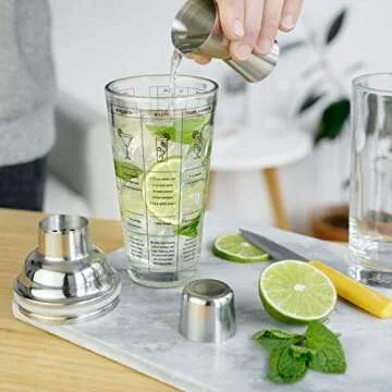 True Glass Cocktail Shaker - Perfect for Mixology