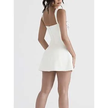 Y2K Bodycon Mini Dress with Cutout Design for Women