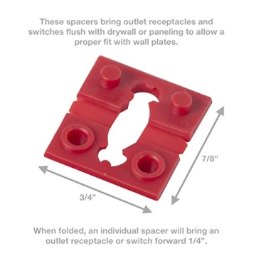 Gardner Bender GSP-24 Switch and Receptacle Spacers