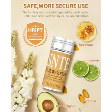 Samnyte Hair Wax Stick for Flyaways & Buns 2.7 Fl Oz