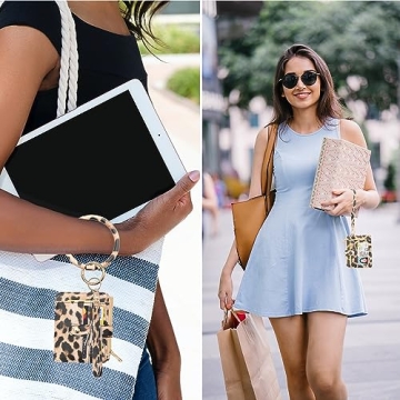 Stylish COOLANS Wristlet Keychain for Women - Chic & Functional