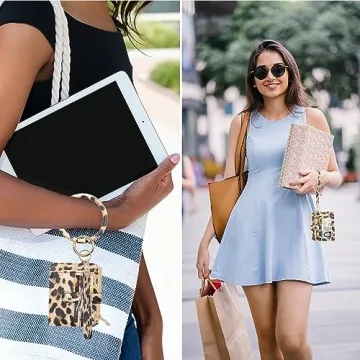 Stylish COOLANS Wristlet Keychain for Women - Chic & Functional