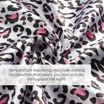 Juicy Couture Satin Bed Sheet Set for Luxurious Sleep