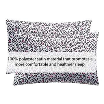 Juicy Couture Satin Bed Sheet Set for Luxurious Sleep