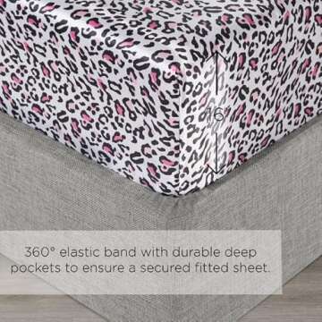 Juicy Couture Satin Bed Sheet Set for Luxurious Sleep