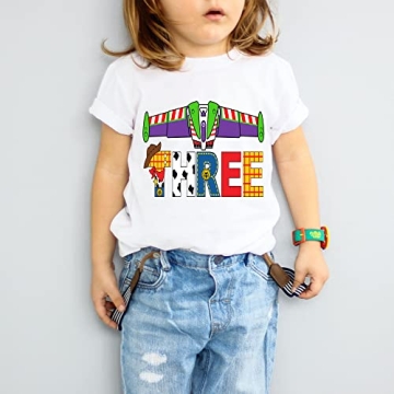Buzz Lightyear 3rd Birthday Shirt for Kids