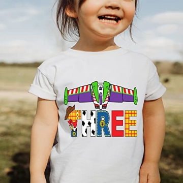 Buzz Lightyear 3rd Birthday Shirt for Kids