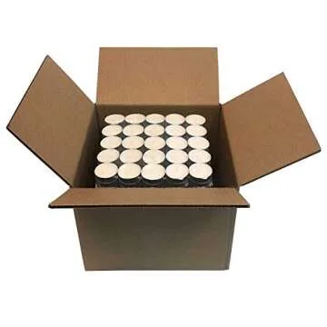 Amazon Basics 400-Pack Unscented Tealight Candles - 4 Hour Burn Time - White
