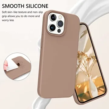 GUAGUA Liquid Silicone iPhone 13 Pro Max Case - Slim & Stylish