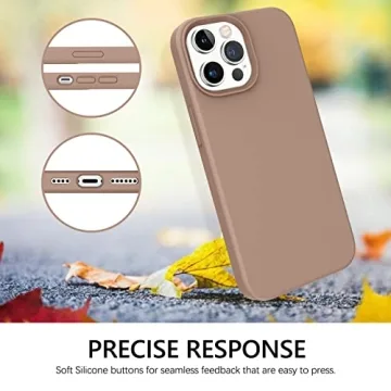 GUAGUA Liquid Silicone iPhone 13 Pro Max Case - Slim & Stylish