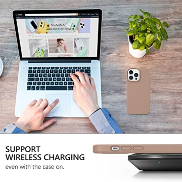 GUAGUA Liquid Silicone iPhone 13 Pro Max Case - Slim & Stylish