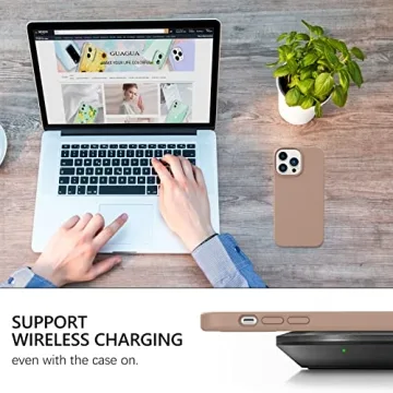 GUAGUA Liquid Silicone iPhone 13 Pro Max Case - Slim & Stylish