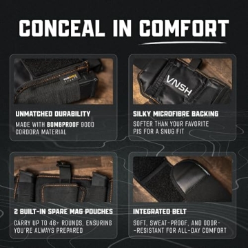 VNSH Belly Band Holster - Comfortable Concealed Carry Solution