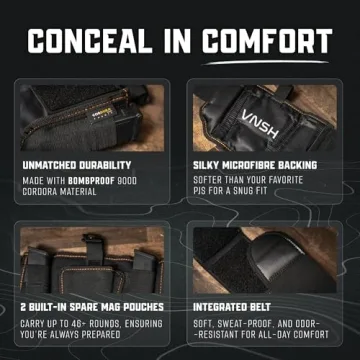 VNSH Belly Band Holster - Comfortable Concealed Carry Solution