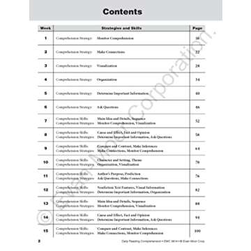 Evan-Moor Daily Reading Comprehension, Grade 4 - Homeschooling & Classroom Resource Workbook, Reprod...