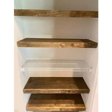 Wire Rack Cover for Removable Wood Shelves
