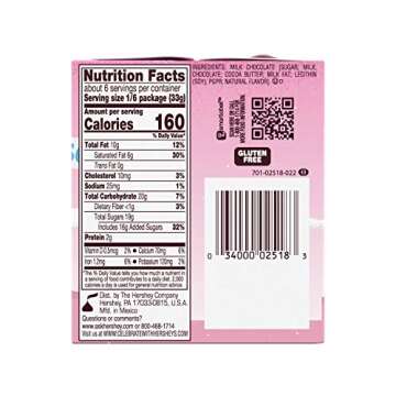 HERSHEY'S KISSES Valentine's Day Gift Candy Solid Milk Chocolate Box, 7 Oz.