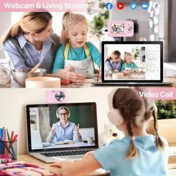 Kids Digital Camera - 44MP Photo & 1080P Video Device