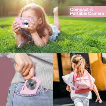 Kids Digital Camera - 44MP Photo & 1080P Video Device