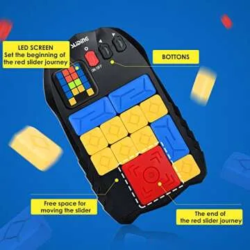 Lagerstroemia Super Slide Games, Puzzle Games - with 500+ Levels, Electronic Brain Games - STEM Lear...