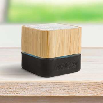 C-SLIDE Bamboo Portable Speaker | Waterproof Bluetooth Audio