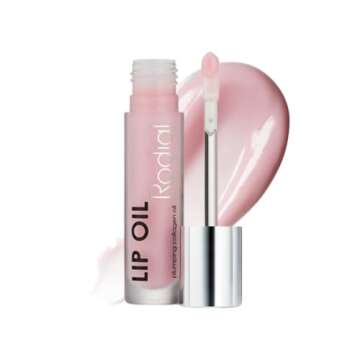 Rodial Plumping Collagen Lip Oil 0.13fl.oz, Vegan Collagen-Infused Lip Oil with Macadamia and Jojoba Oil, Deep Hydration for Fuller-Looking Pout, Ultra-Nourishing Formula for Supple and Silky Lips