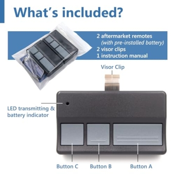 LiftMaster Universal Garage Door Opener Remote Secure+