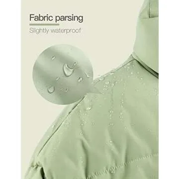 Gihuo Women's Winter Cropped Puffer Jacket - Warm & Stylish