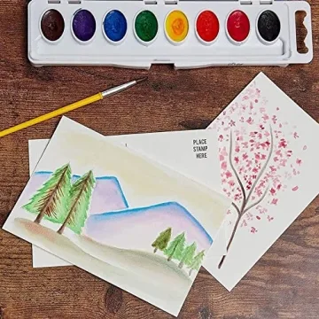 Paper Junkie Watercolor Postcards for Art Projects