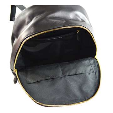 Coach Pebbled Leather Backpack F37410 Black (Black Brown)