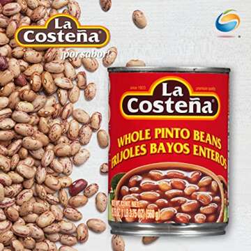 LA COSTENA Whole Pinto Beans, 19.75 oz (076397031002)