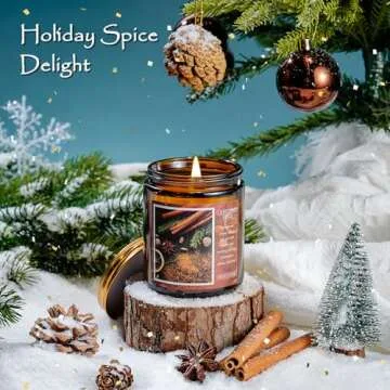 Christmas Spice Candle | Cozy Holiday Fragrance Gifts