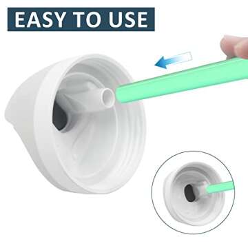 Silicon Replacement Straws for Owala Bottles - 6pcs Set