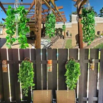 Ageomet 3pcs Artificial Hanging Plants for Any Space