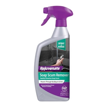 Rejuvenate Scrub Free Soap Scum Remover - Effortless Cleaning for Your Shower and Bathroom