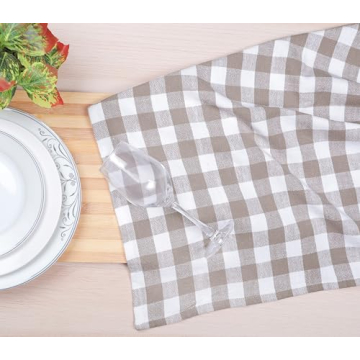 Buffalo Plaid Kitchen Towels - Set of 4 | 28x20 Inch Durability