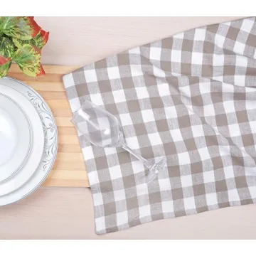 Buffalo Plaid Kitchen Towels - Set of 4 | 28x20 Inch Durability