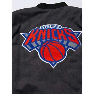 Ultra Game NBA Men's Full-Zip Classic Varsity Jacket