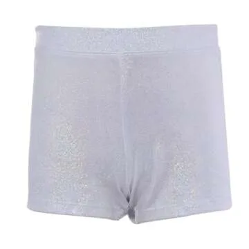 ZIZI Baby Girls' Sparkle Dance Gymnastics Shorts 4T