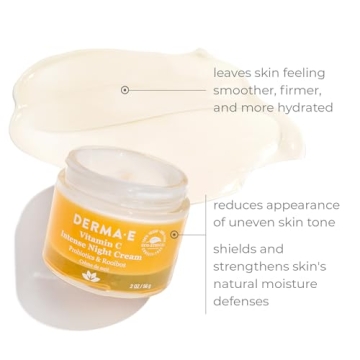 DERMA-E Vitamin C Night Cream - Brightening & Hydrating