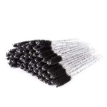 i-Laesh Crystal Mascara Sticks, Disposable Eyebrow Eyelash Brushes for Eyelash Extensions, Eyelash M...