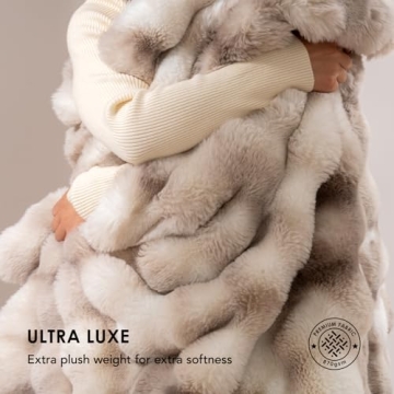 High-Quality Ridgeline Faux Rabbit Fur Throw Blanket