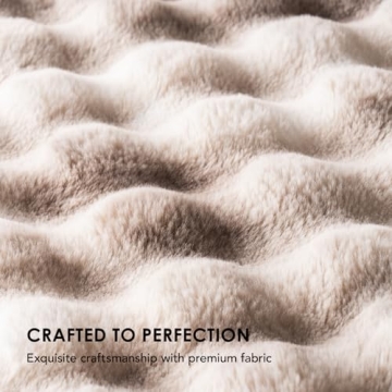 High-Quality Ridgeline Faux Rabbit Fur Throw Blanket