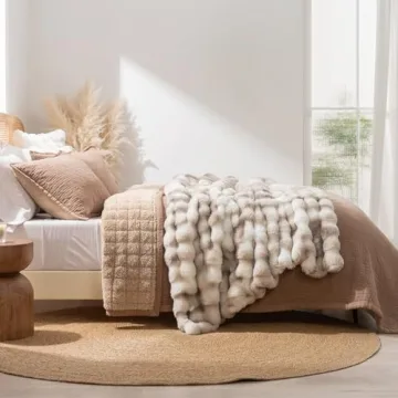 High-Quality Ridgeline Faux Rabbit Fur Throw Blanket