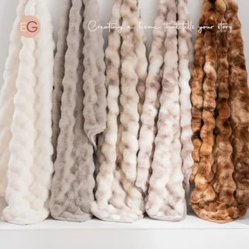 High-Quality Ridgeline Faux Rabbit Fur Throw Blanket