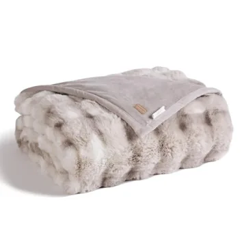 High-Quality Ridgeline Faux Rabbit Fur Throw Blanket