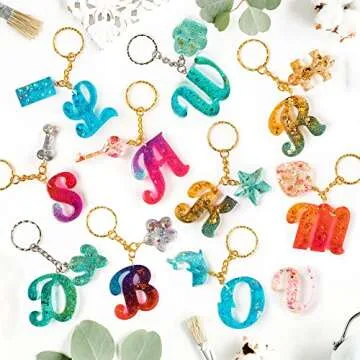 Mocoosy Alphabet Resin Molds - Complete Keychain Kit