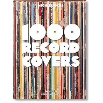 1000 Record Covers Music History Hardcover Book