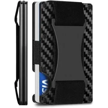Slim Minimalist RFID Wallet for Men - MOSIYEEF