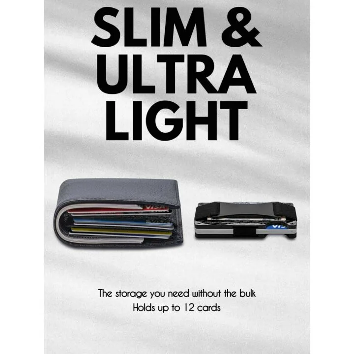 Slim Minimalist RFID Wallet for Men - MOSIYEEF